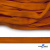 Шнур плетеный (плоский) d-12 мм, (уп.90+/-1м), 100% полиэстер, цв.267 - оранжевый - купить в Березниках. Цена: 8.62 руб.