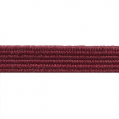 Резиновые нити с текстильным покрытием, шир. 6 мм ( упак.30 м/уп), цв.- 88-бордо - купить в Березниках. Цена: 155.22 руб.