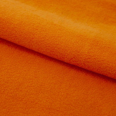Флис DTY 16-1358, 250 г/м2, шир. 150 см, цвет оранжевый - купить в Березниках. Цена 640.46 руб.
