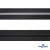 Рулонная молния с покрытием PVC спираль тип 3 (упак.270м) -черная с полосой СВО - купить в Березниках. Цена: 12.74 руб.