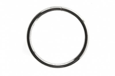 Кольцо металлическое №40 мм, цв.-никель - купить в Березниках. Цена: 4.45 руб.
