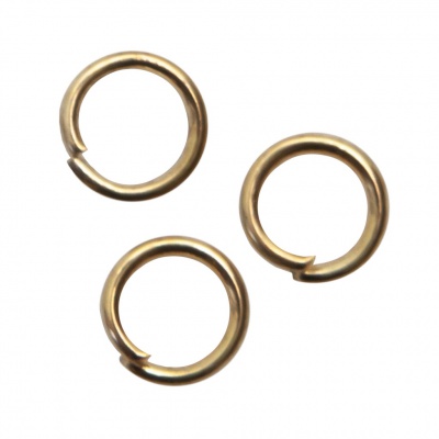 Кольцо  соединительное для бижутерии 5 мм, цв.-золото - купить в Березниках. Цена: 0.44 руб.
