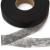 Прокладочная лента (паутинка) DF23, шир. 15 мм (боб. 100 м), цвет чёрный - купить в Березниках. Цена: 1.13 руб.