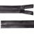 Молния водонепроницаемая PVC Т-7, 20 см, неразъемная, цвет (301)-т.серый - купить в Березниках. Цена: 21.56 руб.