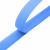 Липучка с покрытием ПВХ, 30% нейлон 70% пэ, шир. 25 мм (упак. 25 м), цв.078 - голубой - купить в Березниках. Цена: 17.62 руб.
