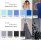 Креп стрейч Амузен 14-4121, 85 гр/м2, шир.150см, цвет голубой - купить в Березниках. Цена 194.07 руб.