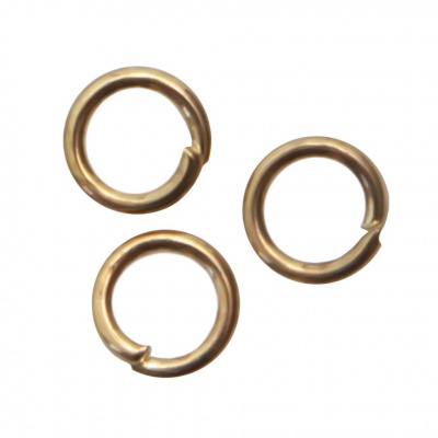 Кольцо  соединительное для бижутерии 4 мм, цв.-золото - купить в Березниках. Цена: 0.41 руб.