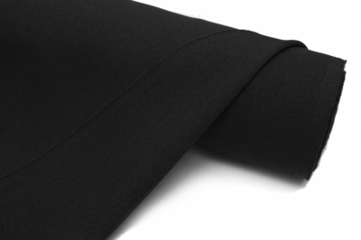 Ткань костюмная 25332 2031, 167 гр/м2, шир.150см, цвет чёрный - купить в Березниках. Цена 339.33 руб.