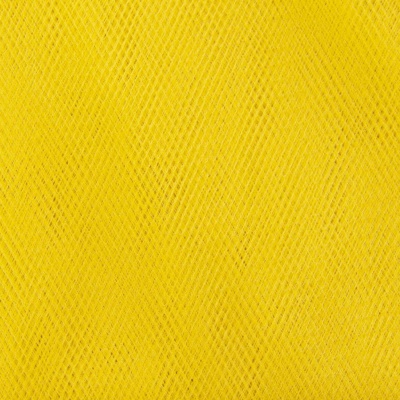 Фатин матовый 16-70, 12 гр/м2, шир.300см, цвет жёлтый - купить в Березниках. Цена 112.70 руб.
