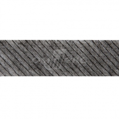 KQ217N -прок.лента нитепрошивная по косой 15мм графит 100м - купить в Березниках. Цена: 2.24 руб.