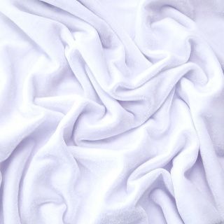 Бархат стрейч №23 Белый White (5)