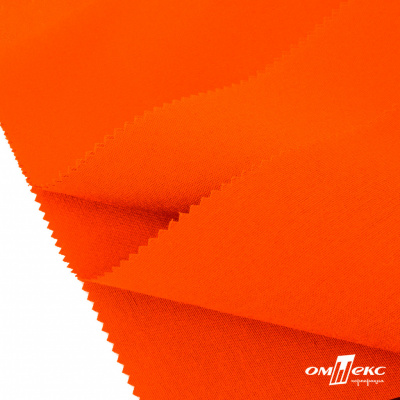 Ткань смесовая для спецодежды "Униформ" 17-1350, 200 гр/м2, шир.150 см, цвет люм.оранжевый - купить в Березниках. Цена 138.73 руб.