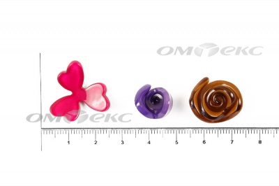 Украшение "Розы малые №1" 20мм - купить в Березниках. Цена: 32.49 руб.
