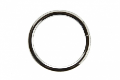 Кольцо металлическое d-3 х 32 мм, цв.-никель - купить в Березниках. Цена: 3.92 руб.