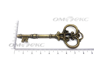 Декоративный элемент для творчества из металла "Ключ"8,5 см  - купить в Березниках. Цена: 26.66 руб.