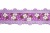 Тесьма декоративная 0385-6169, шир. 25 мм/уп. 22,8+/-1 м, цвет 01-фиолетовый - купить в Березниках. Цена: 387.43 руб.