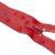 Молния водонепроницаемая PVC Т-7, 20 см, неразъемная, цвет (820)-красный - купить в Березниках. Цена: 21.56 руб.