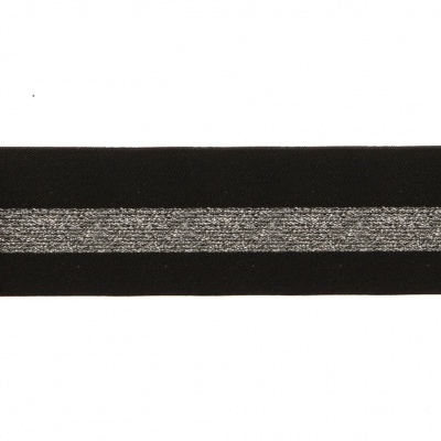 #2/6-Лента эластичная вязаная с рисунком шир.52 мм (45,7+/-0,5 м/бобина) - купить в Березниках. Цена: 69.33 руб.