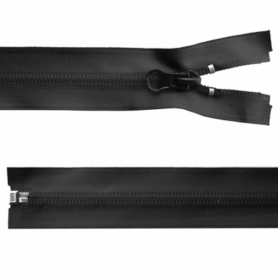 Молния водонепроницаемая PVC Т-7, 100 см, разъемная, цвет чёрный - купить в Березниках. Цена: 61.89 руб.