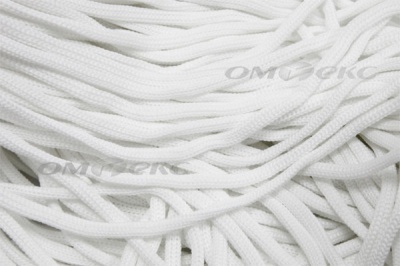 Шнур Т-02 (4с2) мелкое плетение 4мм 100 м белый - купить в Березниках. Цена: 2.50 руб.