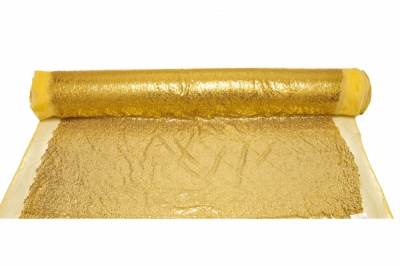 Сетка с пайетками №6, 188 гр/м2, шир.130см, цвет золото - купить в Березниках. Цена 371.02 руб.