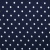 Креп стрейч Амузен, 85 г/м2, 19-3920 (т.синий)/белый крупный горох, шир.150 см - купить в Березниках. Цена 220.50 руб.