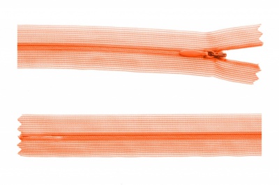 Молния потайная Т3 849, 50 см, капрон, цвет оранжевый - купить в Березниках. Цена: 8.96 руб.