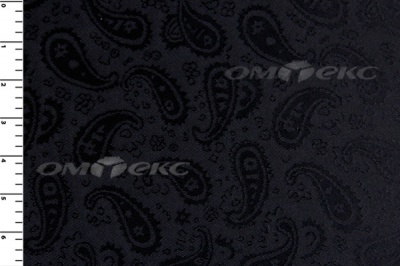 Ткань подкладочная жаккард Р14098, чёрный, 85 г/м2, шир. 150 см, 230T - купить в Березниках. Цена 166.45 руб.