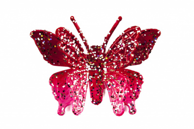 Бабочка декоративная пластиковая #10 - купить в Березниках. Цена: 7.09 руб.