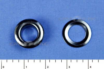 Люверсы металлические, блочка/кольцо, №5 (8 мм) упак.1000 шт- цв.никель - купить в Березниках. Цена: 392 руб.