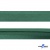 Косая бейка атласная "Омтекс" 15 мм х 132 м, цв. 056 темный зеленый - купить в Березниках. Цена: 225.81 руб.