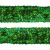Тесьма с пайетками D4, шир. 20 мм/уп. 25+/-1 м, цвет зелёный - купить в Березниках. Цена: 778.19 руб.