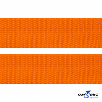 Оранжевый- цв.523 -Текстильная лента-стропа 550 гр/м2 ,100% пэ шир.40 мм (боб.50+/-1 м) - купить в Березниках. Цена: 637.68 руб.