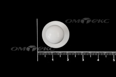 Пуговица поварская "Пукля", 10 мм, цвет белый - купить в Березниках. Цена: 2.28 руб.