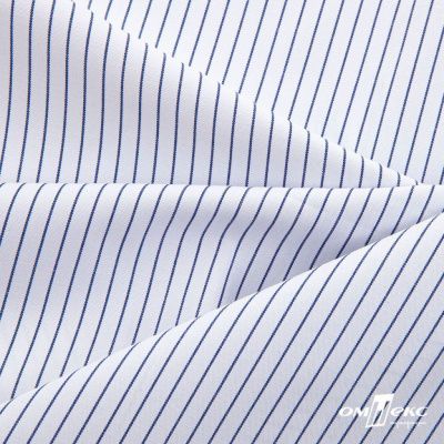 Ткань сорочечная Ронда, 115 г/м2, 58% пэ,42% хл, шир.150 см, цв.4-синяя, (арт.114) - купить в Березниках. Цена 306.69 руб.