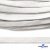 Шнур плетеный d-8 мм плоский, 70% хлопок 30% полиэстер, уп.85+/-1 м, цв.1018-белый - купить в Березниках. Цена: 735 руб.
