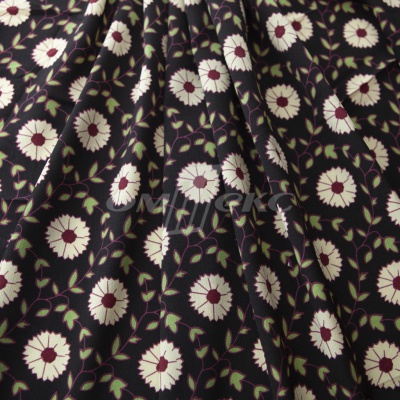 Плательная ткань "Фламенко" 10.1, 80 гр/м2, шир.150 см, принт растительный - купить в Березниках. Цена 243.96 руб.