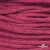 Шнур плетеный d-6 мм, 70% хлопок 30% полиэстер, уп.90+/-1 м, цв.1068-фуксия - купить в Березниках. Цена: 588 руб.