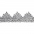 Тесьма металлизированная 0384-0240, шир. 40 мм/уп. 25+/-1 м, цвет серебро - купить в Березниках. Цена: 490.74 руб.
