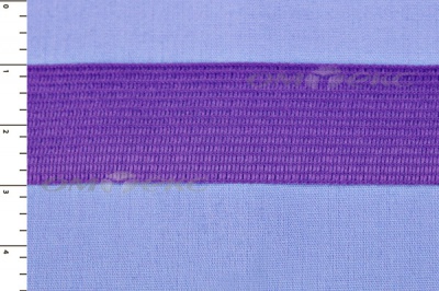 Окантовочная тесьма №0225, шир. 22 мм (в упак. 100 м), цвет фиолет - купить в Березниках. Цена: 271.60 руб.
