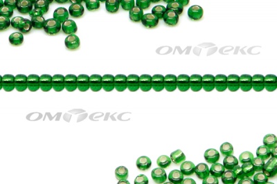 Бисер (SL) 11/0 ( упак.100 гр) цв.27В - зелёный - купить в Березниках. Цена: 53.34 руб.