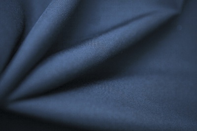 Габардин негорючий БЛ 11056, 183 гр/м2, шир.150см, цвет синий - купить в Березниках. Цена 346.75 руб.