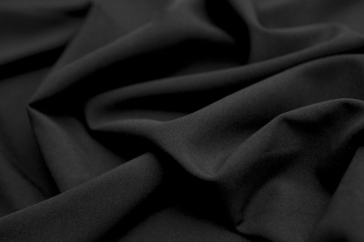 Костюмная ткань с вискозой "Флоренция", 195 гр/м2, шир.150см, цвет чёрный - купить в Березниках. Цена 502.24 руб.