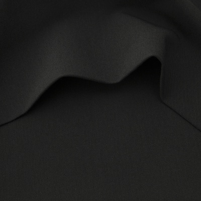 Костюмная ткань с вискозой "Меган", 210 гр/м2, шир.150см, цвет чёрный - купить в Березниках. Цена 378.55 руб.