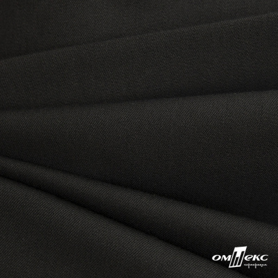 Костюмная ткань с вискозой "Диана", 260 гр/м2, шир.150см, цвет чёрный - купить в Березниках. Цена 434.07 руб.