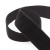 Лента бархатная нейлон, шир.25 мм, (упак. 45,7м), цв.03-черный - купить в Березниках. Цена: 800.84 руб.