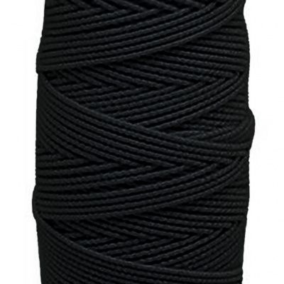 Нитка - резинка Спандекс 25 м (уп-10шт)-чёрные - купить в Березниках. Цена: 36.02 руб.