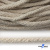 Шнур плетеный d-6 мм круглый, 70% хлопок 30% полиэстер, уп.90+/-1 м, цв.1077-лён - купить в Березниках. Цена: 588 руб.