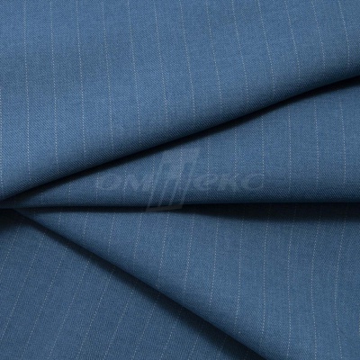 Костюмная ткань "Жаклин", 188 гр/м2, шир. 150 см, цвет серо-голубой - купить в Березниках. Цена 426.49 руб.