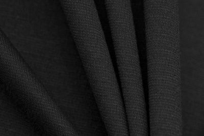 Трикотаж "Grange" BLACK 1# (2,38м/кг), 280 гр/м2, шир.150 см, цвет чёрно-серый - купить в Березниках. Цена 861.22 руб.
